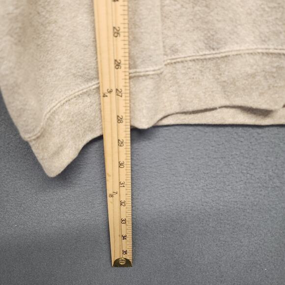 Vintage Granny Sweatshirt Womens Large Tan Embroidered Crewneck Lee Heavyweight - Picture 5 of 15